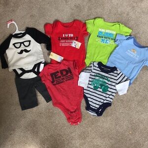Infant Boy Lot Onesies
